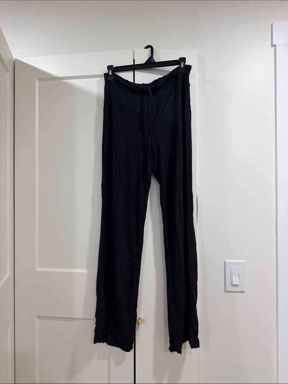 SKIMS Black Lightweight Loungewear Pants